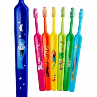 Dětský zubní kartáček TePe Kids Soft, v blistru, od 3 let