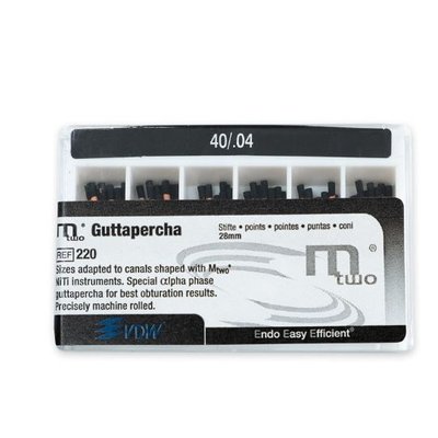Mtwo čepy gutaperčové 40/04 60ks