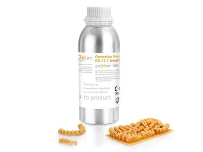 3Dure - Temporary Teeth long therm colours A3 GR-17.1