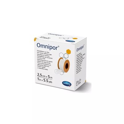 Plaster mocujący z włókniny na kółku Omnipor 2,5cm X 5m Hartmann