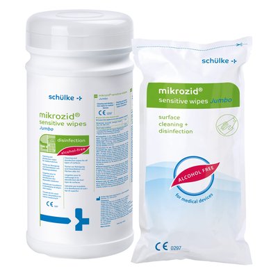 MIKROZID Sensitive wipes JUMBO (malé plochy) - 200 ks Tuba