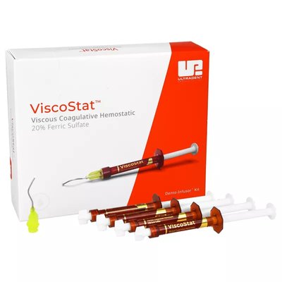 ViscoStat Mini Kit- żel 20% siarczan żelaza 4strz. x 1,2ml UP 3097