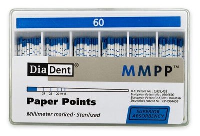 Papírové čepy DiaDent 2% 060