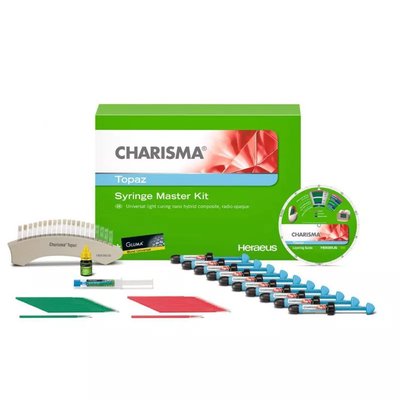 Charisma Topaz Basic Kit 6x4g + Gluma Bond Universal + 2 x strzykawka 4g kolor A2 i OL
