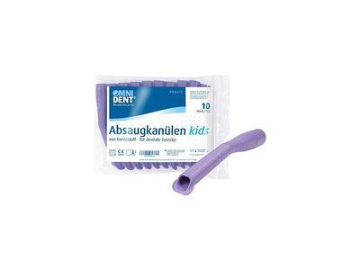 OMNI Odsávací kanyly dětské, 10ks, lila