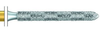 Strukturovaný diamant torpédo D19mm 014, S6879L