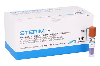 Testy biologiczne ampułkowe 50 szt. 10 h Sterim