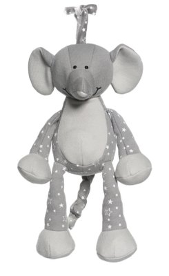 Teddykompaniet Diinglisar Organic Stars - hrající slon