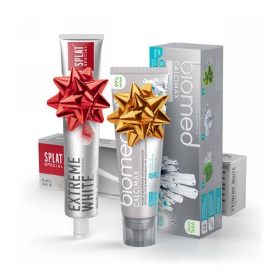 Biomed Calcimax 100 g + Splat Special Extreme White 75 ml zubní pasty