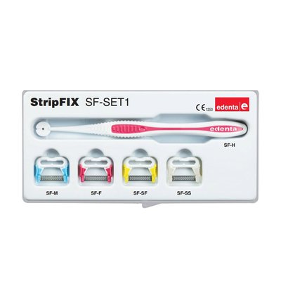Edenta StripFIX diamantové pásky SF-F jemné/červené 30 µm/0.10 mm jednostrané 10ks