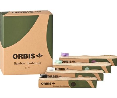 ORBIS-Green bambusouvý zubní kartáček 20 ks