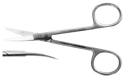 ORBIS Nůžky chirurgické na gingivu, zahnuté, délka 110 mm