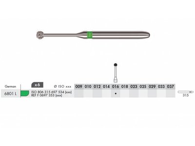 Diamant - kulička FG C 16 (6ks)