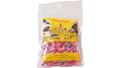 SMART Line Gummipolierer - Packung 100 Stück latexfrei, RA, lila mittel, 10 mm