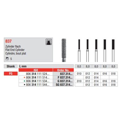 Diamant FG 837.012 SG (5ks/bal)
