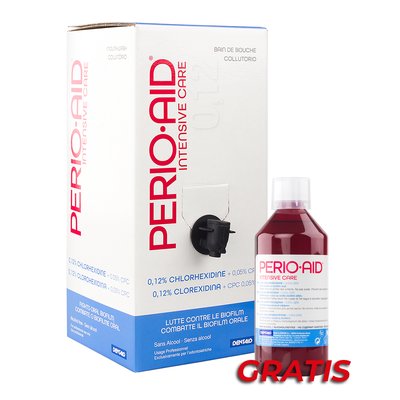 Płyn do płukania DENTAID Perio Aid 0,12% 5 l + DENTAID Perio Aid 0,12% 500 ml GRATIS