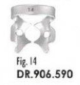 Koferdam klamra fig.14 DR.906.590