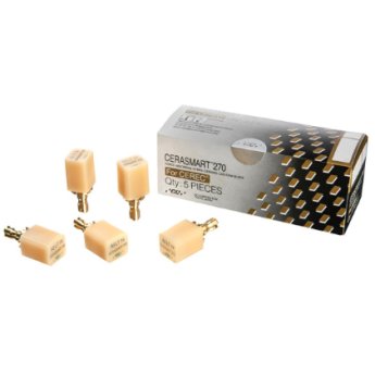 Bloky CERASMART270 CEREC - barva LT A3, velikost 14L 5 ks