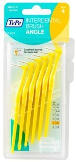 TePe Angle - mezizubní kartáčky 0,7mm žluté, 6ks