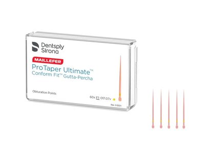 Gutaperčové čepy Protaper Ultimate F1, 60ks