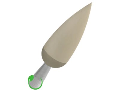 P3.Polish Point špička (5.5x15mm) 1ks