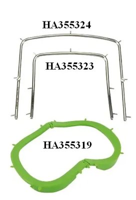Fit Kofferdam rám plastový odklápěcí zelený HW (5910561)