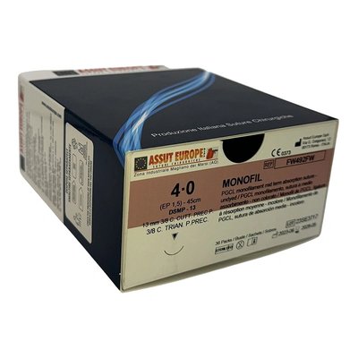 Monofil nebarvený 4/0, 45 cm, DS16, 36 ks