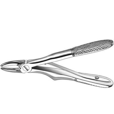 Kleště extrakční dětské, horní čelist, řezáky