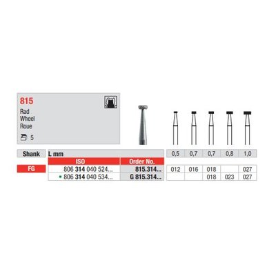 Diamant FG 815.018G (5ks/bal)