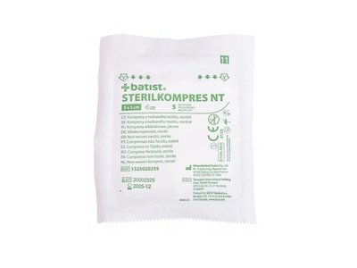 STERILKOMPRES NT 5x5cm 25x2ks /4vr.