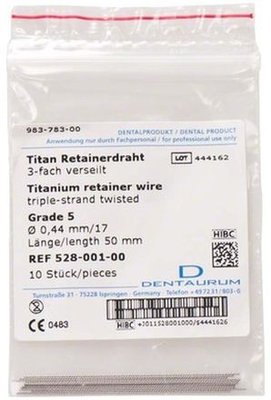 Titan Retainerdraht 0,44 mm