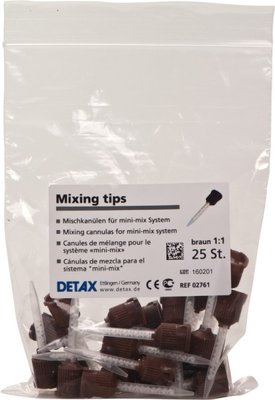 DETAX Mischkanülen braun 1:1