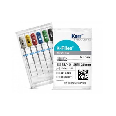 K-Files 045-080/25mm sortiment