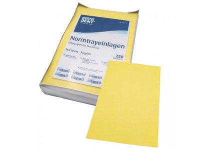 OMNI Ubrousky pro tácky, krepové, 250ks žluté