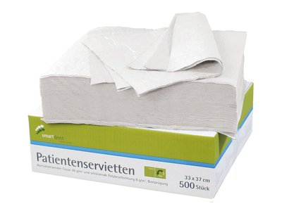 Ochranné roušky pro pacienty Smart, 500ks bílé (116402)