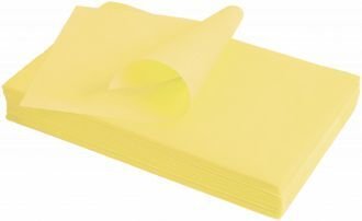 Tray papír na tácky, žlutý