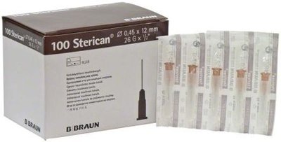 Jehly Braun Sterican Insulin 0,45 x 12 mm