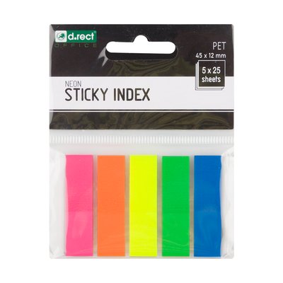 Zakładki indeksujące Post-it 5 x 25 szt.