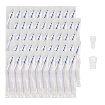 Końcówki do ssaka 1,2 mm / 2,5 mm x 50 szt. + adapter Juneland