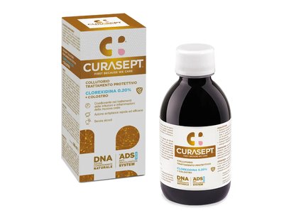 CURASEPT ADS DNA Protective ústní voda s CHX 0,20%, Colostrum+PVP-VA 200 ml