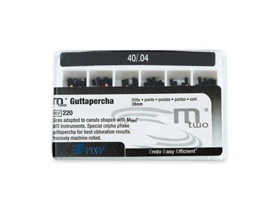 Mtwo gutaperčové čepy 40/.04, 60ks