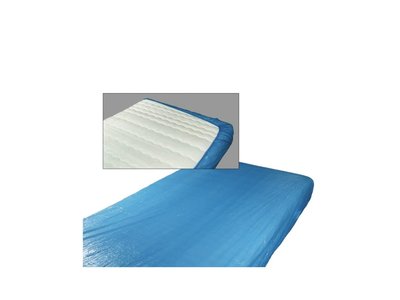 Prostěradlo PE, modré, 210x90x20, 10ks