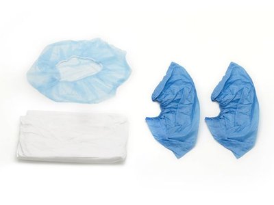 EURONDA chir.set Pacient 10 setů, 1xplášť, 1xkulatá čepice, 1xnávleky (270101)