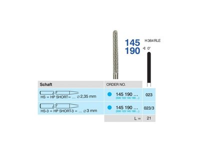 Tvrdokovová fréza - cylindr zakulacený Ø 2,3mm