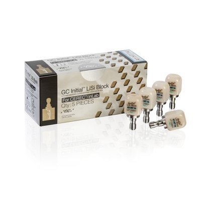 GC Initial LiSi Block, CEREC, Size 14, A2 LT, 5ks