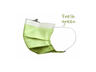 TOP MASK ULTRASAFE lékařské ústenky na gumičku, typ IIR, třívrstvé, fresh green, 50ks