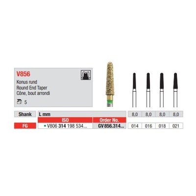 Diamant FG Diacut MLT GV856.014 (5ks/bal)
