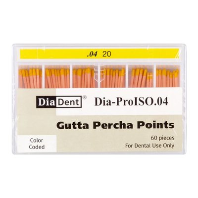 Gutap.čepy DiaDent 020 kalibované, kón.4%