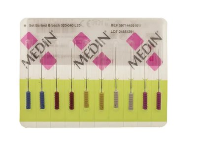 Barbed Broach 020-060 L25