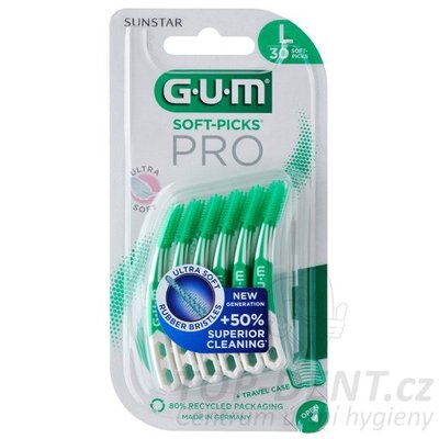 GUM Soft Picks PRO mezizubní kartáčky (L), 30ks